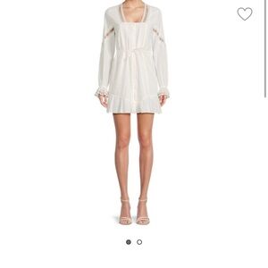The Kooples White Long Sleeve Dress